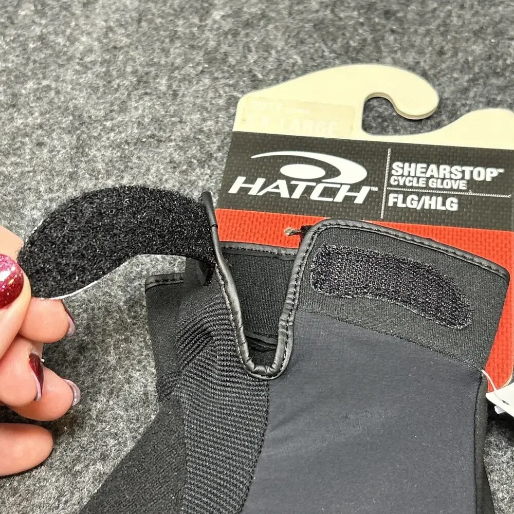 Hatch ShearStop Cycle Gloves Size XL Duty Series Black Padded LiquiCell NEW